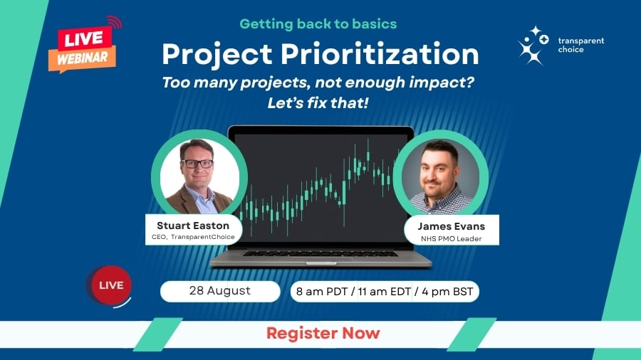 Demo Webinar - Project Prioritization, with guest James Evans