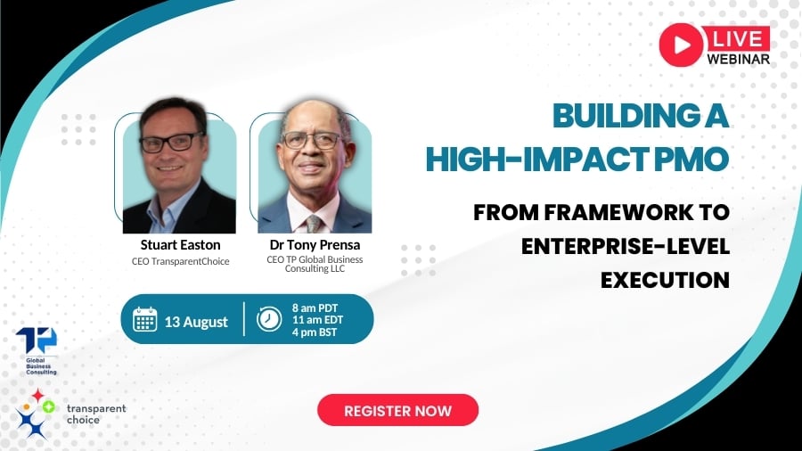 Webinar - Building a High-Impact PMO with Dr Tony Prensa