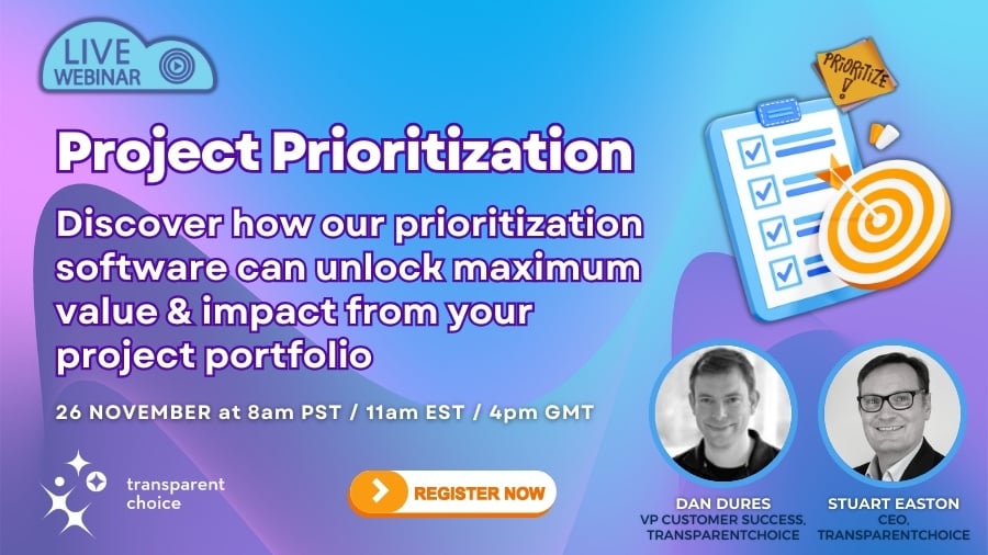 Project Prioritization Webinar - 26 Nov 2024