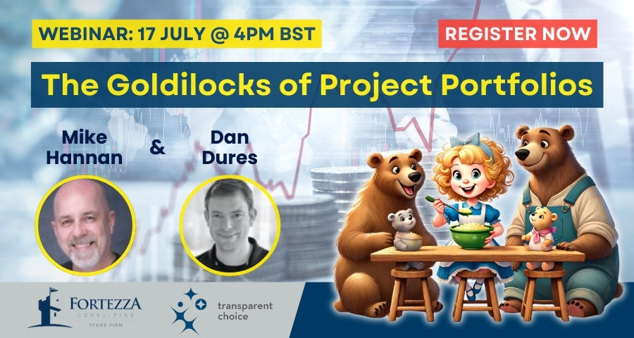 Webinar - The Goldilocks of Project Portfolios